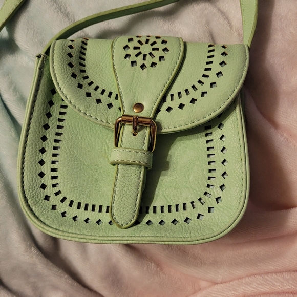 Charming Charlie brand mini light green purse - Picture 2 of 7